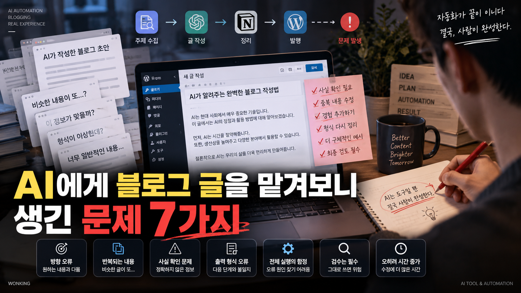 블로글 문제 7가지