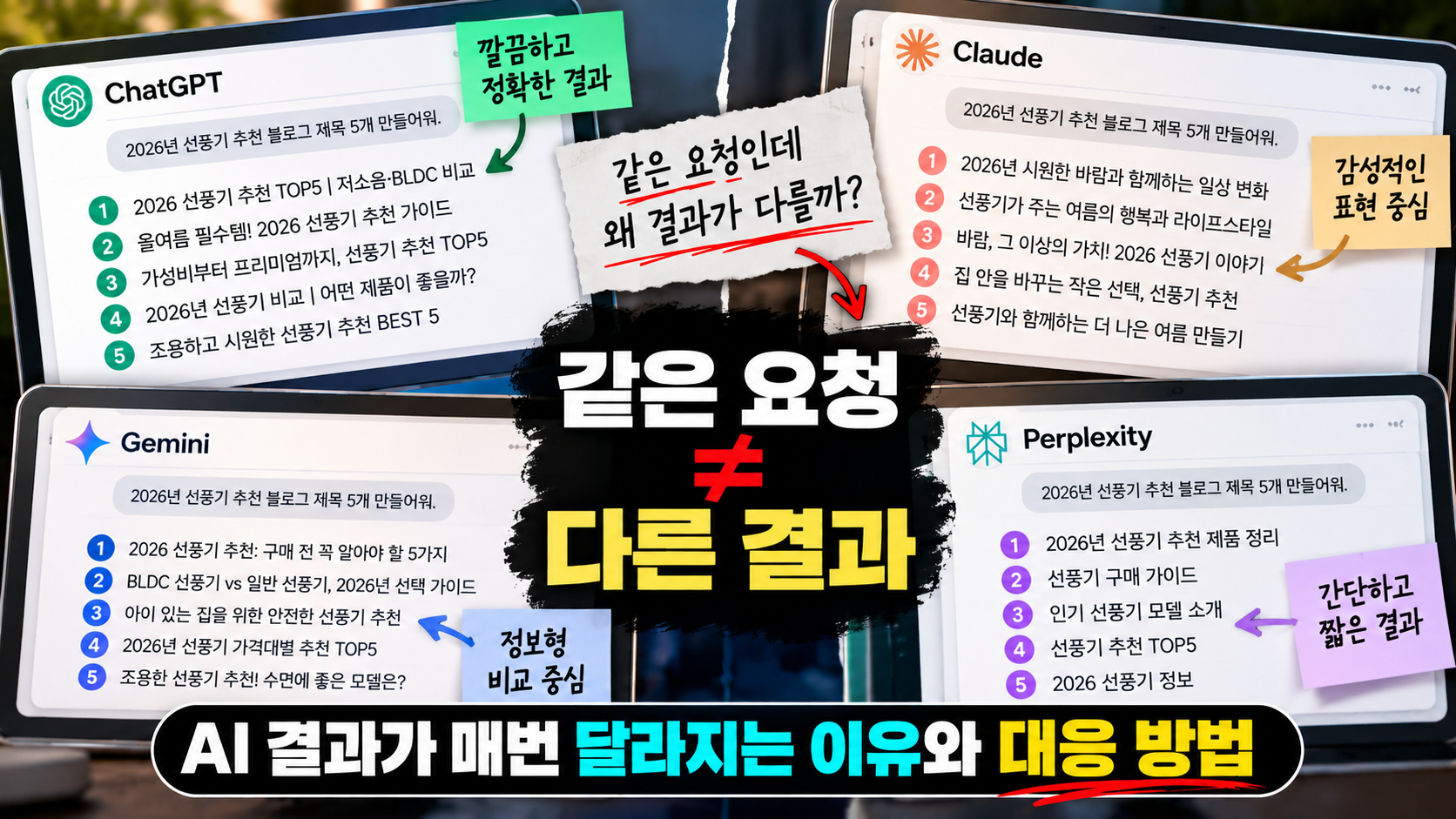 같은요청 다른결과