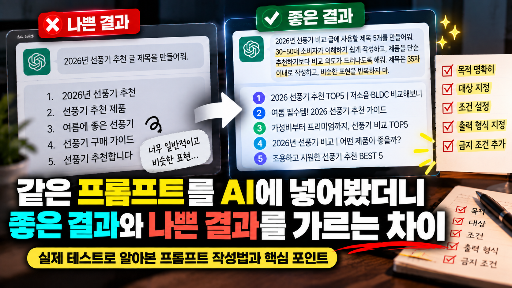 좋은결과, 나쁜결과
